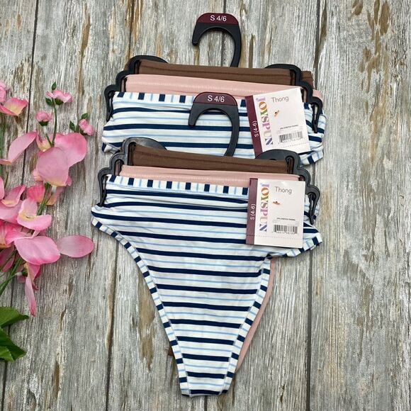 WOMEN'S INFINITE COMFORT Stretch Thong Panties Underwear 2, 3-Packs Size S - Picture 1 of 4